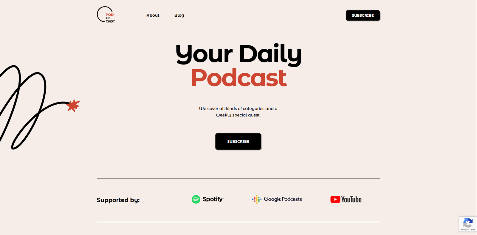 Website podcast