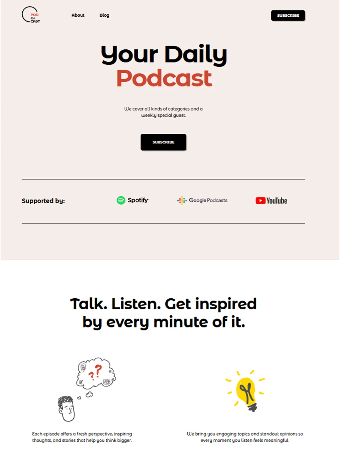 Website podcast